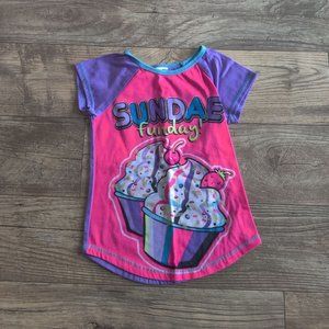 JU Apparel Sundae Funday girls shirt